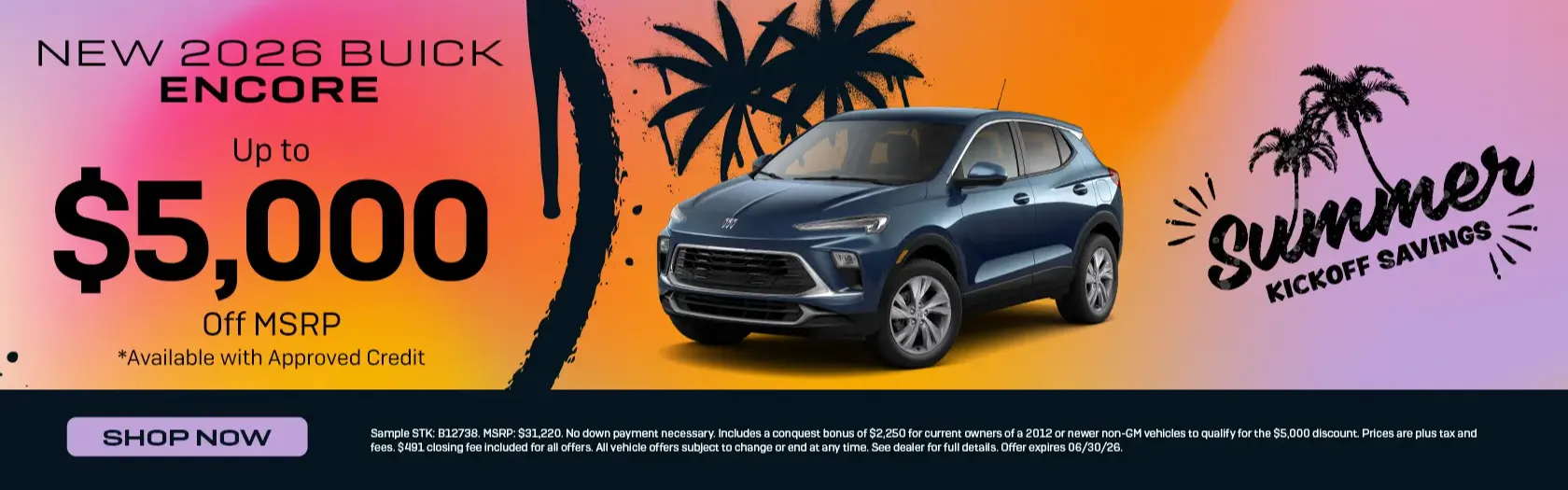 New 2026 buick Encore Special